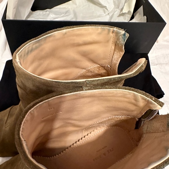 Rag & Bone Classic Newbury Mineral Suede Ankle Boots sz 38.5 (8.5) - Picture 6 of 7